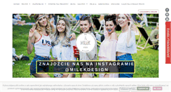 Desktop Screenshot of milekdesign.pl